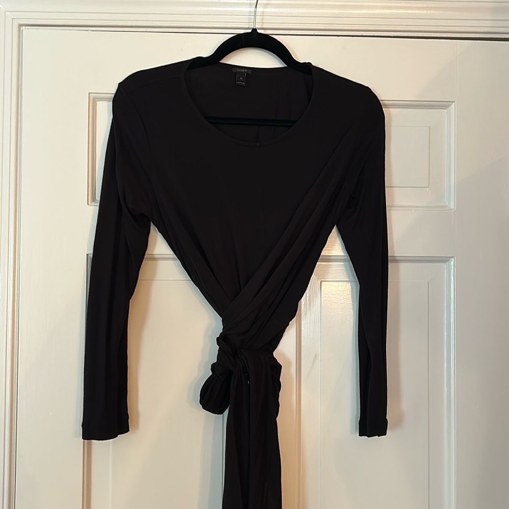 J. Crew tie front / wrap ballet top